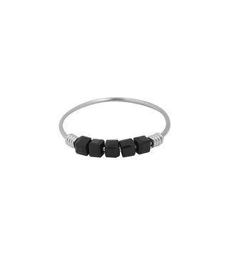 Colourblocks Ring / Black