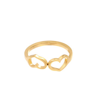 Gold Connect The Hearts Ring