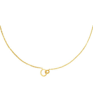 Connected Circles Necklace