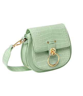 Croco Buckle Bag / Green