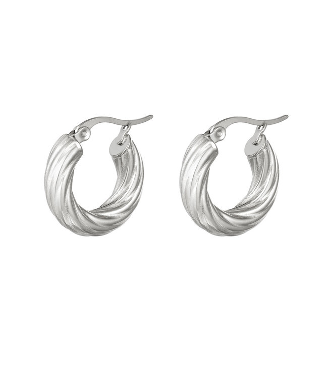 Curly Hoops Earrings