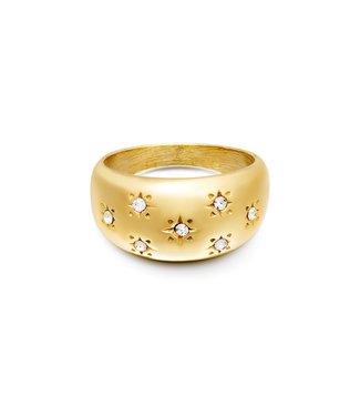 Diamond Flowers Ring