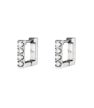 Diamond Square Earrings