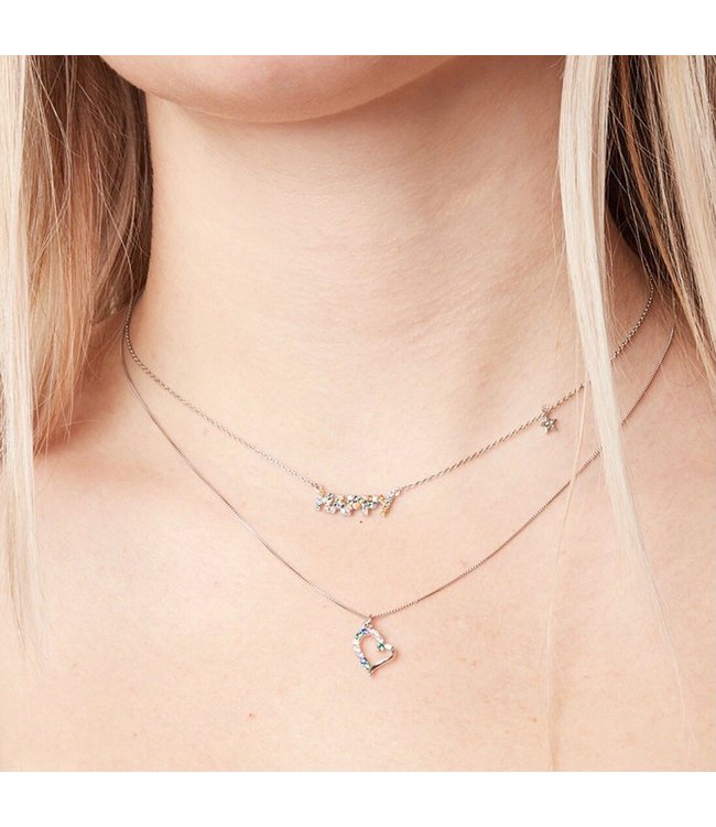 Colorful Heart Necklace