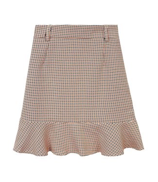 Elegant Lady Skirt / Red Brown