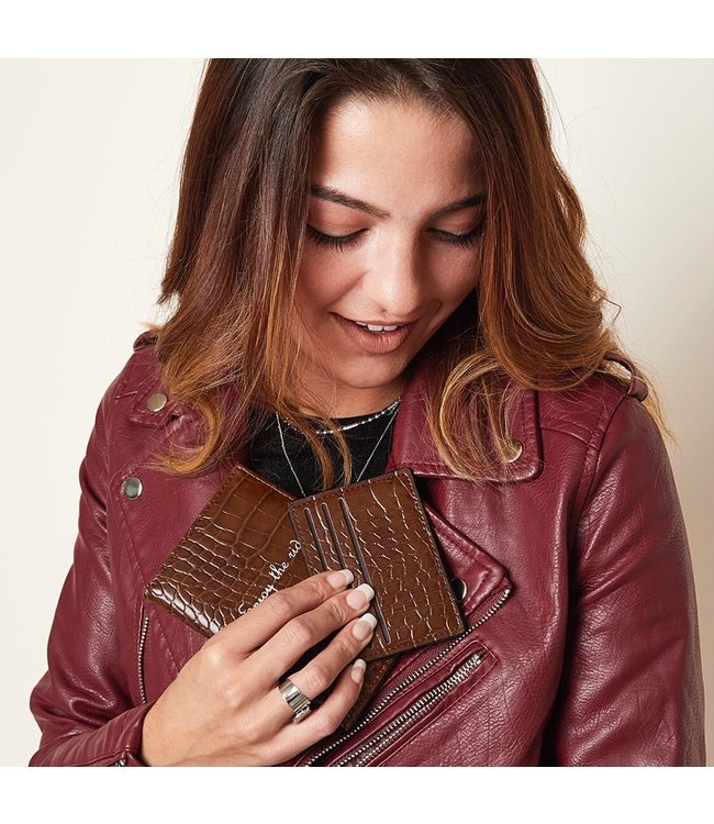 Croc Life Cardholder / Brown