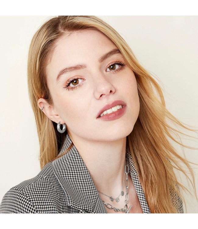 Curly Hoops Earrings