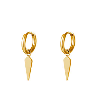 Flat Cone Earrings