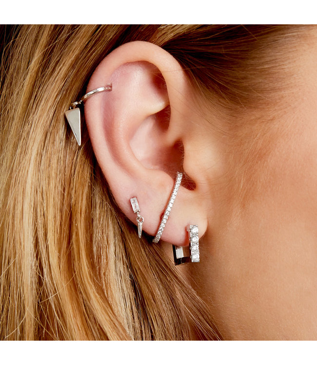 Diamond Square Earrings