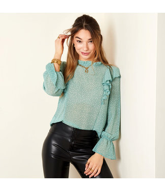 Dotted Blouse / Mint
