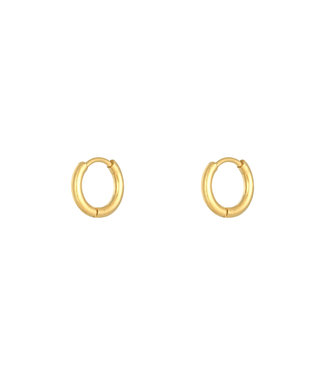 Gold Hoops Earrings / Small