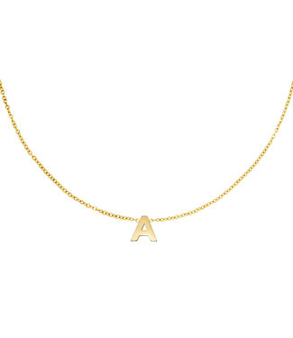 Gold Initial Necklace