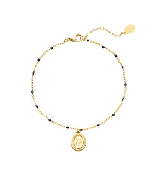 Gold Live Life Bracelet