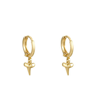 Gold Miss Tiny Earrings