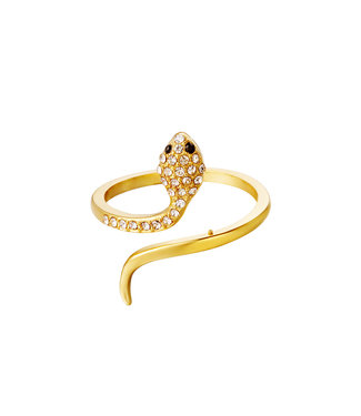 Gold Shiny Snake Ring