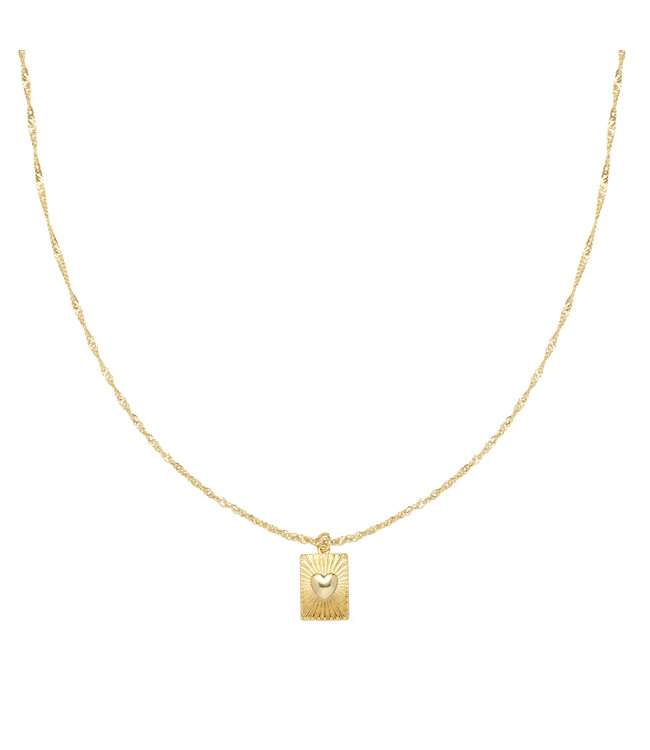 Gold Show me Love Necklace