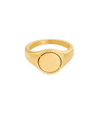 Gold The Sunset Signet Ring