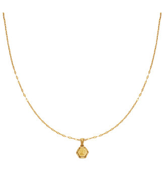 Gold The Wolves Necklace