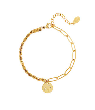 Gold Zodiac Sign Bracelet