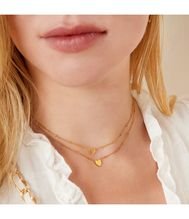Gold Heart Necklace