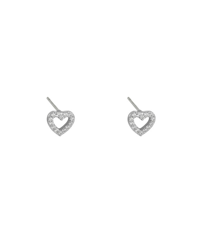 Heart Stud Earrings