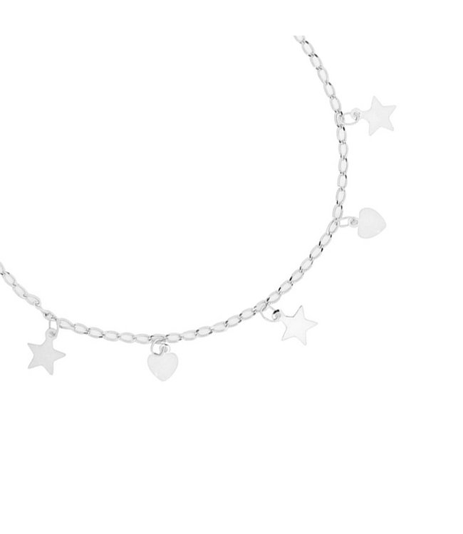 Hearts and Stars Anklet