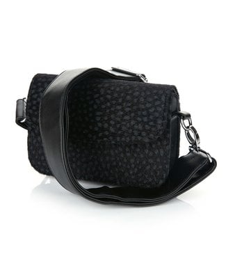 Kenzie Cheetah Bag / Black