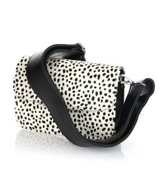 Kenzie Cheetah Bag / White