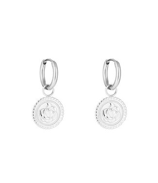 Rose Seal Earrings