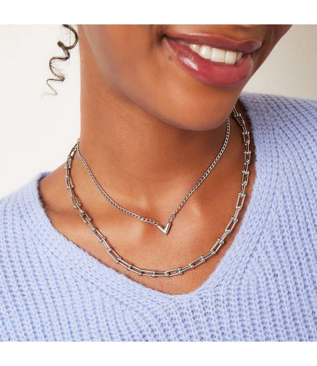 Linked Chains Necklace