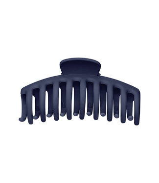 Matt Hair Clip / Dark Blue