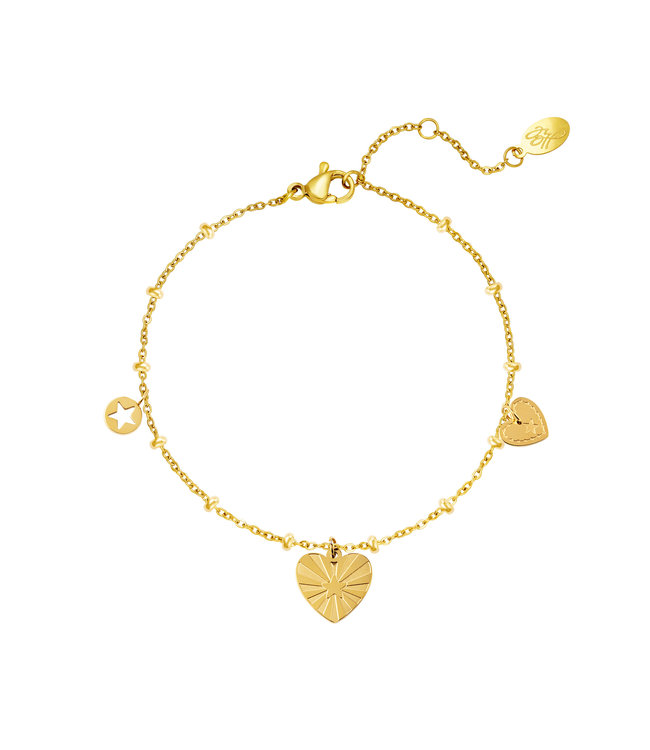 Mixed Hearts Bracelet