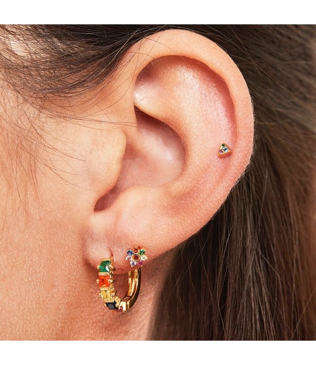 Mini Triangle Stud Earrings