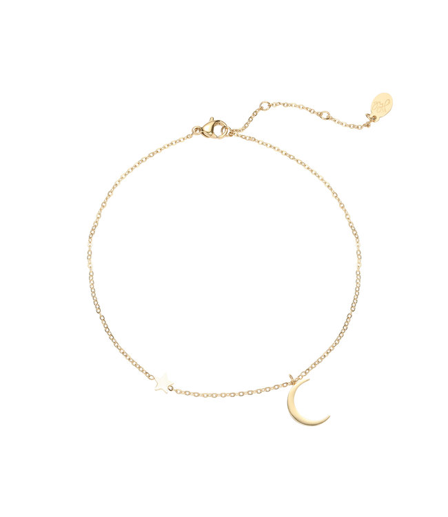 Gold Moonlight Anklet