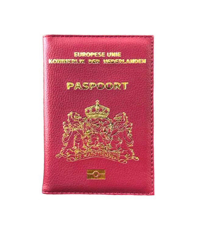 Passport Cover / Burgundy Red