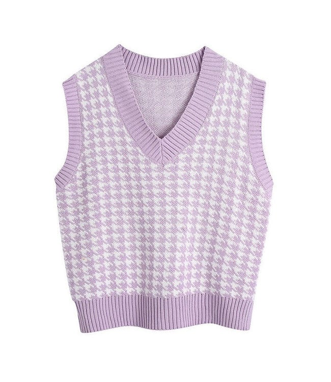 Pied de Poule Spencer / Lilac