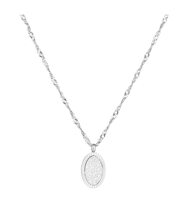 Printed Leopard Necklace