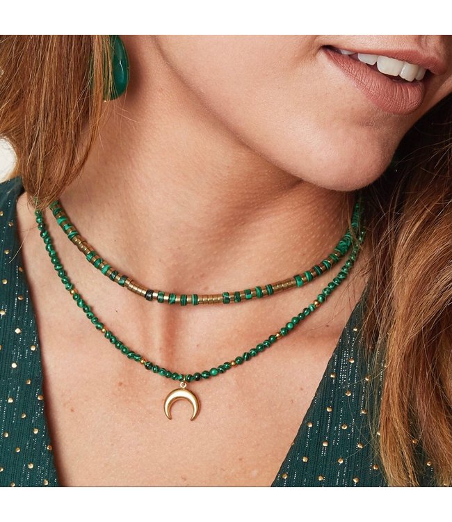 Power to the Stone Necklace / Green