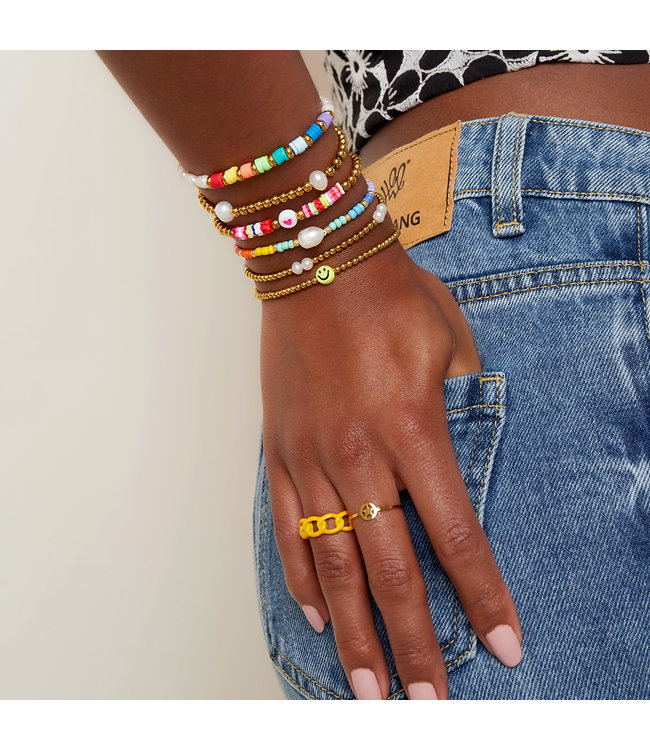 Rainbow Pearl Bracelet