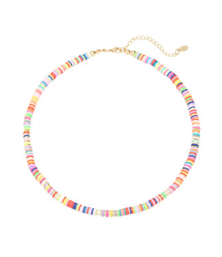 Ride the Waves Necklace / Colorful