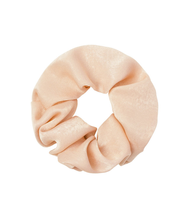 Satin Feel Scrunchie / Beige