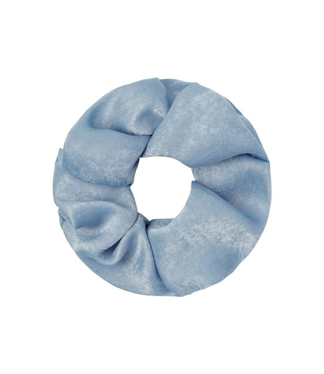 Satin Feel Scrunchie / Blue