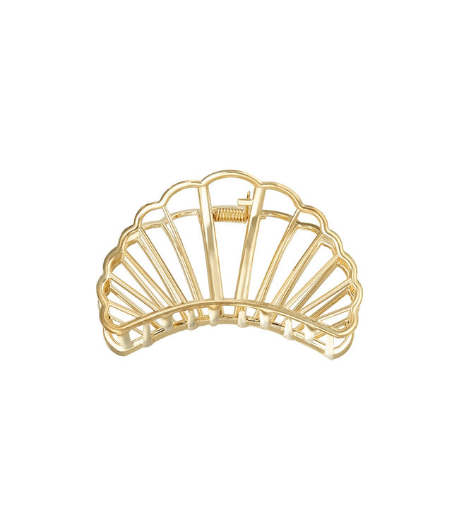 Shell Hair Clip / Gold