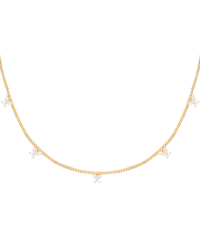 Shiny Butterfly Necklace