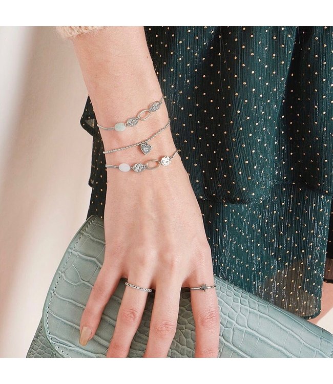 Silver Be Kind Bracelet