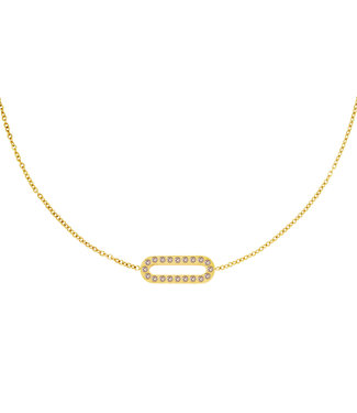 Shiny Rectangle Necklace