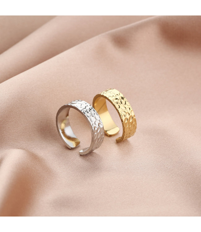 Silver Creole Jungle Ring