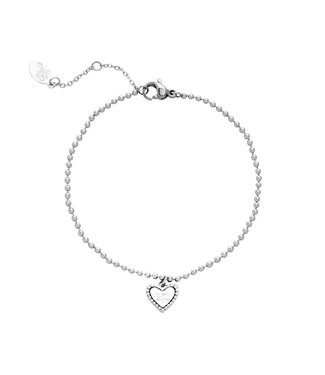 Silver Be Kind Bracelet