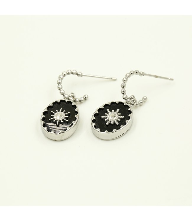 Silver Faye Earrings