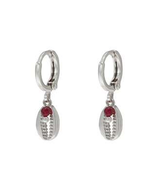 Silver Bora Bora Earrings